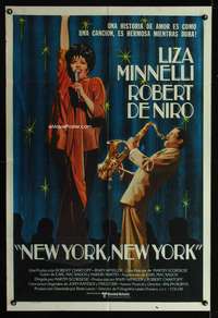 d267 NEW YORK NEW YORK Argentinean movie poster '77 Robert De Niro
