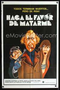 d269 ODD JOB Argentinean movie poster '78 Graham Chapman, English!