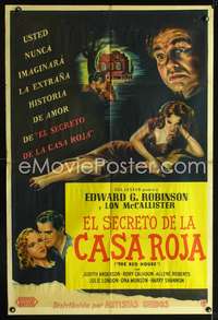 d287 RED HOUSE Argentinean movie poster '46 Edward G. Robinson, Daves