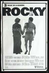 d297 ROCKY Argentinean movie poster '77 Stallone boxing classic!