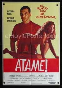 d328 TIE ME UP TIE ME DOWN Argentinean movie poster '90 Almodovar
