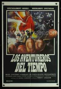 d329 TIME BANDITS Argentinean movie poster '81 different Chocron art!