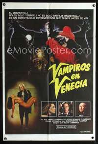 d338 VAMPIRE IN VENICE Argentinean movie poster '86 Klaus Kinski