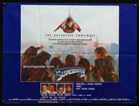 d146 SUPERMAN II British quad movie poster '81 Christopher Reeve