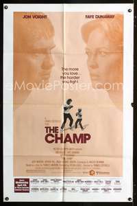 d065 CHAMP 29x45 subway movie poster '79 Voight, Dunaway, boxing!