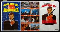 d094 MOONRAKER one-stop movie poster '79 Moore as James Bond!