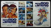 d097 MR BOO Spanish/U.S. one-stop movie poster '78 wacky kung fu cops!