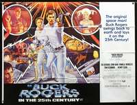 d069 BUCK ROGERS subway movie poster '79 sci-fi comic strip!