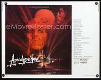 e043 APOCALYPSE NOW half-sheet movie poster '79 Brando, Coppola, Peak art