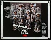 e081 BIG RED ONE half-sheet movie poster '80 Samuel Fuller, Lee Marvin