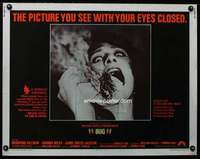 e114 BUG half-sheet movie poster '75 Dillman, wild insect horror image!