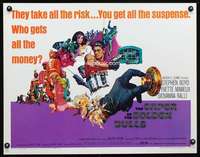 e122 CAPER OF THE GOLDEN BULLS half-sheet movie poster '67 Boyd, Mimieux