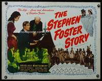 e270 HARMONY LANE half-sheet movie poster R40s Stephen Foster biography!