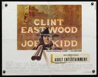 e308 JOE KIDD half-sheet movie poster '72 Clint Eastwood, John Sturges