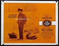 e315 JW COOP half-sheet movie poster '72 rodeo cowboy Cliff Robertson!