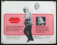 e325 KOTCH half-sheet movie poster '71 Walter Matthau, Jack Lemmon