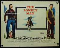 e351 LONELY MAN half-sheet movie poster '57 Jack Palance, Anthony Perkins