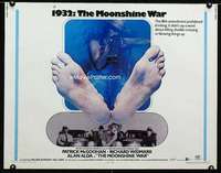 e394 MOONSHINE WAR half-sheet movie poster '70 Elmore Lenoard wrote it!