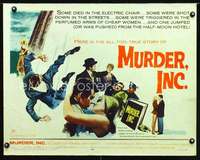 e400 MURDER INC. half-sheet movie poster '60 Stuart Whitman, May Britt