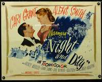 e422 NIGHT & DAY style B half-sheet movie poster '46 Grant as Cole Porter!