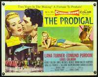 e480 PRODIGAL half-sheet movie poster '55 Lana Turner, Edmond Purdom