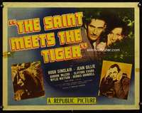 e518 SAINT MEETS THE TIGER half-sheet movie poster '43 Hugh Sinclair