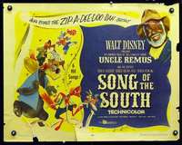 e544 SONG OF THE SOUTH half-sheet movie poster R56 Walt Disney, Uncle Remus