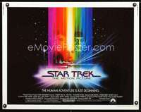 e558 STAR TREK half-sheet movie poster '79 Shatner, Nimoy, Bob Peak art!