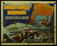 e572 SWISS FAMILY ROBINSON half-sheet movie poster R46 Thomas Mitchell