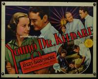 e660 YOUNG DR. KILDARE half-sheet movie poster '38 doctor Lew Ayres!