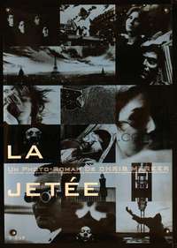 e787 LA JETTEE Japanese movie poster '90s French sci-fi, cool image!