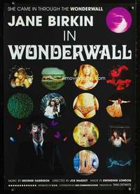 e899 WONDERWALL Japanese movie poster R90s Jane Birkin is on LSD!