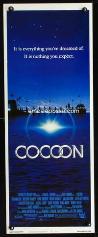 f278 COCOON insert movie poster '85 Ron Howard classic, Don Ameche