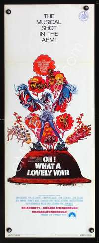 f463 OH WHAT A LOVELY WAR insert movie poster '69 Attenborough