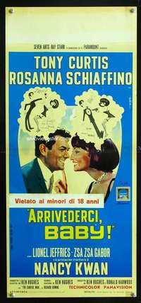 f007 ARRIVEDERCI, BABY Italian locandina movie poster '66 Deseta art!