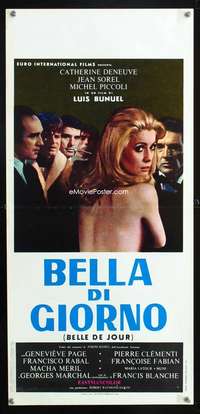 f011 BELLE DE JOUR Italian locandina movie poster '68 sexy Deneuve!