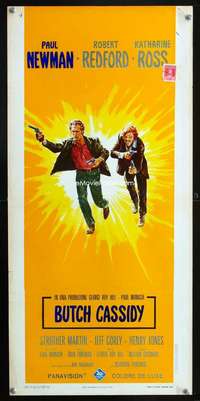 f020 BUTCH CASSIDY & THE SUNDANCE KID Italian locandina movie poster '69