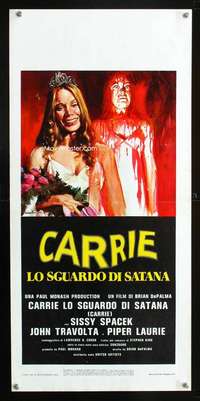 f024 CARRIE Italian locandina movie poster '76 best Ciriello art!