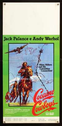 f029 COCAINE COWBOYS Italian locandina movie poster '79 Jack Palance