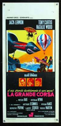 f058 GREAT RACE Italian locandina movie poster R60s Curtis, Lemmon