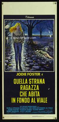 f079 LITTLE GIRL WHO LIVES DOWN THE LANE Italian locandina movie poster '77