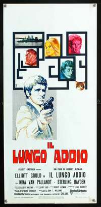 f080 LONG GOODBYE Italian locandina movie poster '73 Avelli art!