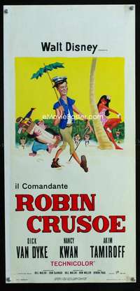 f082 LT. ROBIN CRUSOE, U.S.N. Italian locandina movie poster '66
