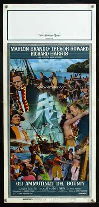 f094 MUTINY ON THE BOUNTY Italian locandina movie poster '62 Brando
