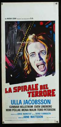 f096 NATTMARA Italian locandina movie poster '65 Swedish horror!