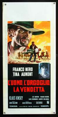 f107 PRIDE & VENGEANCE Italian locandina movie poster '68 Casaro art!