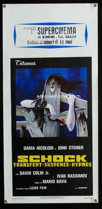 f117 SCHOCK Italian locandina movie poster '78 Bava, wild horror art!