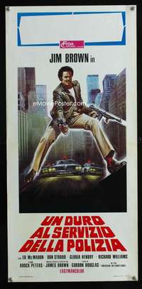 f126 SLAUGHTER'S BIG RIPOFF Italian locandina movie poster '73 Brown