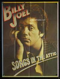 h623 SONGS IN THE ATTIC album poster '81 Billy Joel