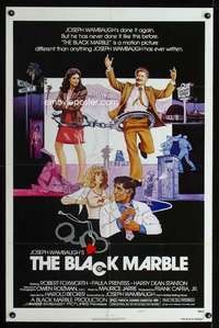 h099 BLACK MARBLE style B one-sheet movie poster '80 Foxworth, Prentiss